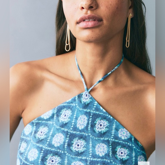 NEW WITH TAGS MNG blue print maxi dress -L
Women’s 4/6 - Picture 4 of 11